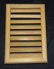 12 x 18 Cedar wood Rectangle Gable Vent Louver flush mount, 1 pack 