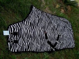   Wear Sheet Polar FLEECE COOLER Blanket Rug Zebra Equine Tough 78 1184