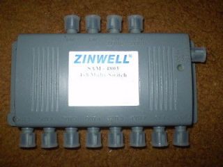 NEW Zinwell 4x8 Multi Switch with AC/DC Module Model SAM 4803