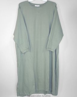 NEW Silhouettes Woman Willow Green L/S Sweatshirt Maxi Dress Size 5X