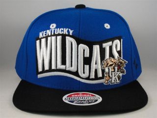 NCAA KENTUCKY WILDCATS ZEPHYR RALLY FLAT BILL SNAPBACK HAT CAP NEW