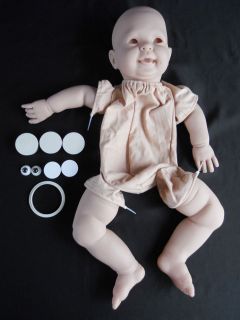   suede body eyes neck ring arm leg plugs make your own reborn doll baby