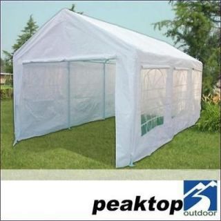 20x10 Heavy Duty Carport Party Tent Garage Canopy white 02