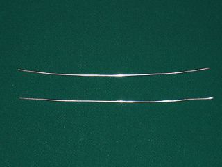 Two 6 inch (6) wires Silver Round 9999 Pure Very Fine 14 Gauge CS 