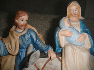 1993 THE LIFE OF CHRIST COLLECTION THE HOLY FAMILY WITH DONKEY 