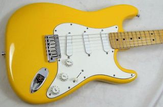   1987 American Stratocaster Plus   Graffiti Yellow w/Case (USA Strat+