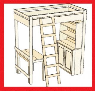 build your own bunk bed cabin bed ultimate collection plans JOB LOT 