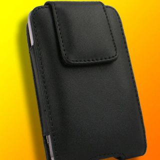 Leather Case for Microsoft Zune HD Cover Black Skin Clip Belt 16 32 