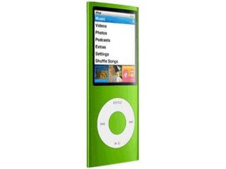 Genuine Apple 8GB Green iPod Nano 4th Gen  Audio Video Media Player 