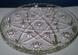 Anchor Hocking Early American 11 Round Clear Glass Platter