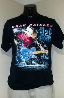 Rare New Brad Paisley H2O World Tour Concert Shirt Large Logo Promo 