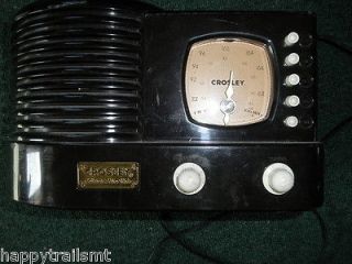 Vintage Old Crosley Bakelite Plastic RADIO AM/Fm Limited Edition 
