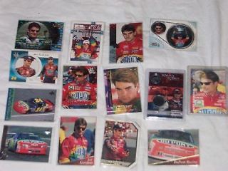 170 rare Jeff Gordon nascar racing cards insert, numbered tire, piece 