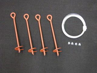 Anchor Kit for storage shed or portable building tie down. MinuteMan.