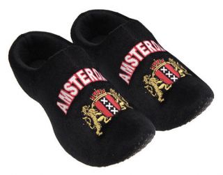  Dutch kids slippers houseshoes black Amsterdam size 16 to 35 Child