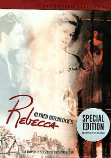 Rebecca DVD, 2001, 2 Disc Set, Criterion Collection