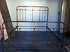 KING SIZED SOLID CAST IRON ANTIQUE BED FRAME~VERY UNIQU