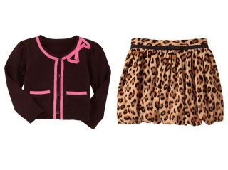 NWT Baby Gap Girls Set of Ribbon Cardigan & Corduroy Bubble Skirt (12 