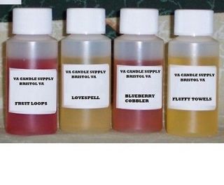 Lot of 10 One Oz Fragrance Oil Candle/Soap Making Supplies Tart/Oil 