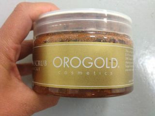 Oro Gold Cosmetics 24K Sugar Scrub Body vItamin C & E shea butter 