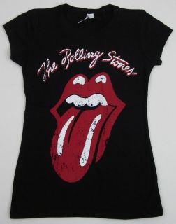 The ROLLING STONES Classic Rock T shirt Womens Juniors Tee S,M,L,XL 