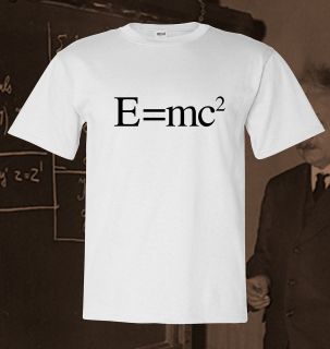 MC2 T SHIRT Einstein Albert mass energy physics science
