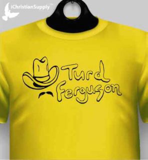 Turd Ferguson SNL Burt Reynolds Will Ferrell Mens Funny Custom T Shirt 