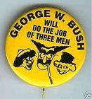 MARX BROTHERS 2000 Al GORE pin anti George W. BUSH
