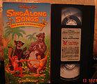 Disneys Sing Along Songs   The Jungle Book The Bare Necessities (VHS 