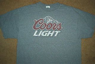 COORS LIGHT Beer~Miller Brewing Company~Adolph Coors (XL) T Shirt