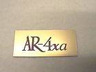 ACOUSTIC RESEARCH REPLICA EARLY PRODUCTION AR 4XA LOGO PLATES  PAIR
