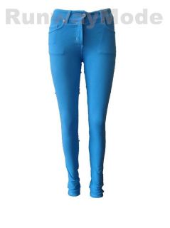 Ladies Womens Coloured Jeans Jeggings Leggings Skinny Fit Stretch 