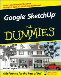 Google SketchUp for Dummies by Aidan Chopra 2007, Paperback