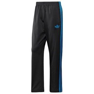 New Black Adidas Originals Firebird Track Mens Pants Size M (Retail $ 