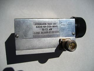 JFW 50R 080 0 12db 1 db step attenuators N connectors