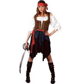 Female Caribbean Sinbad Pirate of the Seas Costume (M)