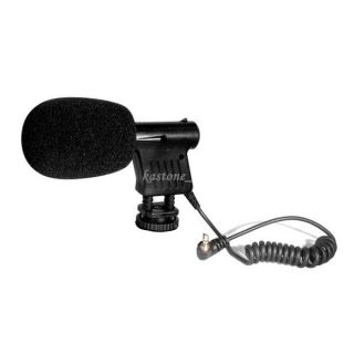 Stereo Microphone For DV DSLR Video Camera Canon 550D 500D 600D 1100D 
