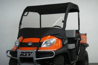 Kubota RTV500 Summer Windshield/Top Combo Black FR​EE SHIPPING