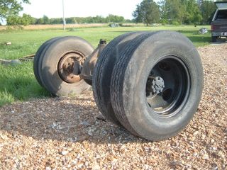1973 1979 Ford F 350 (1 Ton, One Ton) Dually Rear End with Tires 