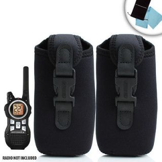 Pack Dura Neoprene Protective Two Way Radio Carrying Case w/ Belt 