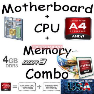 Asus F2A55 M LE Socket FM2 Motherboard + AMD A4 5300 AD5300OKHBOX CPU 