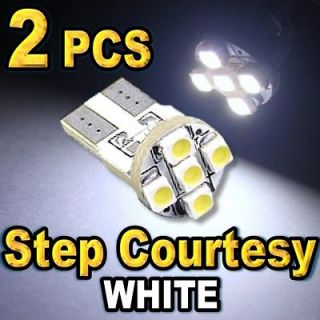 White 5 SMD LED Bulbs For Step Courtesy Side Door Light 168 194 