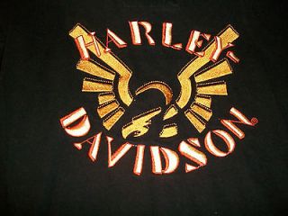 HARLEY DAVIDSON TOP SHIRT SEXY SZ S SM SMALL HARLY VERY NICE BUTTON 