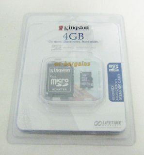 4GB MICRO SD MEMORY CARD FOR Telsta HTC Touch HD T8285