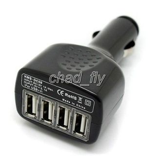 Port USB Out Car Charger 5V 2A For Blackberry iPod iPad2 3 iPhone 4G 