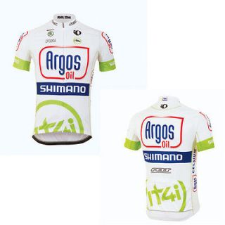2013 Pearl Izumi Unisex Argos Shimano Team Jersey Cycling Top White 