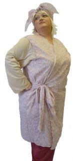 1940S PINNY & HEAD SCARF Fancy dress all PLUS SIZES