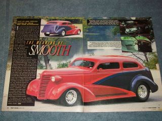 1938 Chevy Master Deluxe Sedan Article The Meaning of Smooth