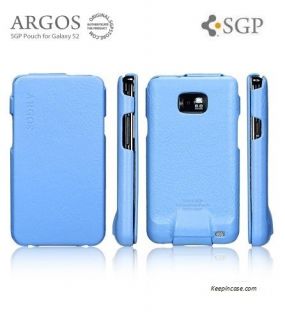 SGP Samsung Galaxy S2 Leather Case Argos Series Tender Blue