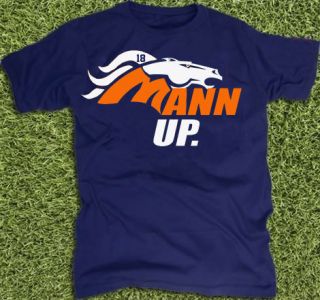   Manning Denver Broncos T Shirt all sizes jersey football Mann Up new